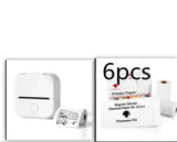 Portable Mini Printer for Students and Hobbyists, Bluetooth Thermal Label Printer