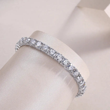Gravitation Luxury Fashion Mossan Diamond S925 Silver Bracelet - Lootquake
