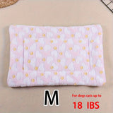 Manta rectangular para mascotas, resistente a la suciedad y para todas las estaciones - Cómoda cama con estampado de pata de perro y corazón (1 unidad)