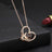 Women's S925 Sterling Silver Heart Shaped Moon Necklace - Lootquake