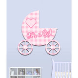 It's a Girl Holiday Door Decor by G. DeBrekht - Christmas Decor - 8114045H