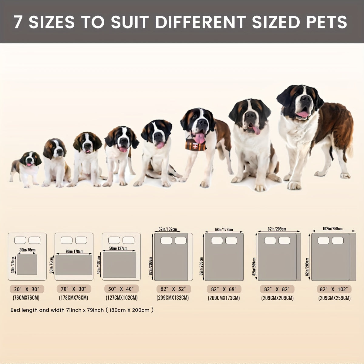 [Protector impermeable para cama de perro] Funda impermeable de doble cara para cama de perro, manta para mascotas, sofá, protector de muebles para perros
