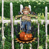 No Crows Scarecrow Halloween Door Decor by Jamie Mills-Price - Thanksgiving Halloween Decor - 8457404H