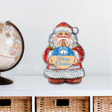 Merry Christmas Door Decor by G. DeBrekht - Christmas Santa Snowman Decor - 8117810H-MC