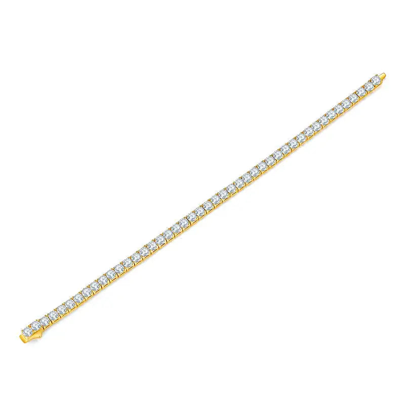 Unique Luxury Fashion Mosan Diamond S925 Silver Bracelet - Lootquake