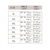 1 par de calcetines de compresión unisex de talla grande, hasta la rodilla, 20-30 mmHg, transpirables y circulantes, para pantorrillas, para mujer y hombre.
