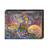 Arte mural de madera Titania Fantasy de Josephine Wall - Decoración de fantasía - 852112-JW