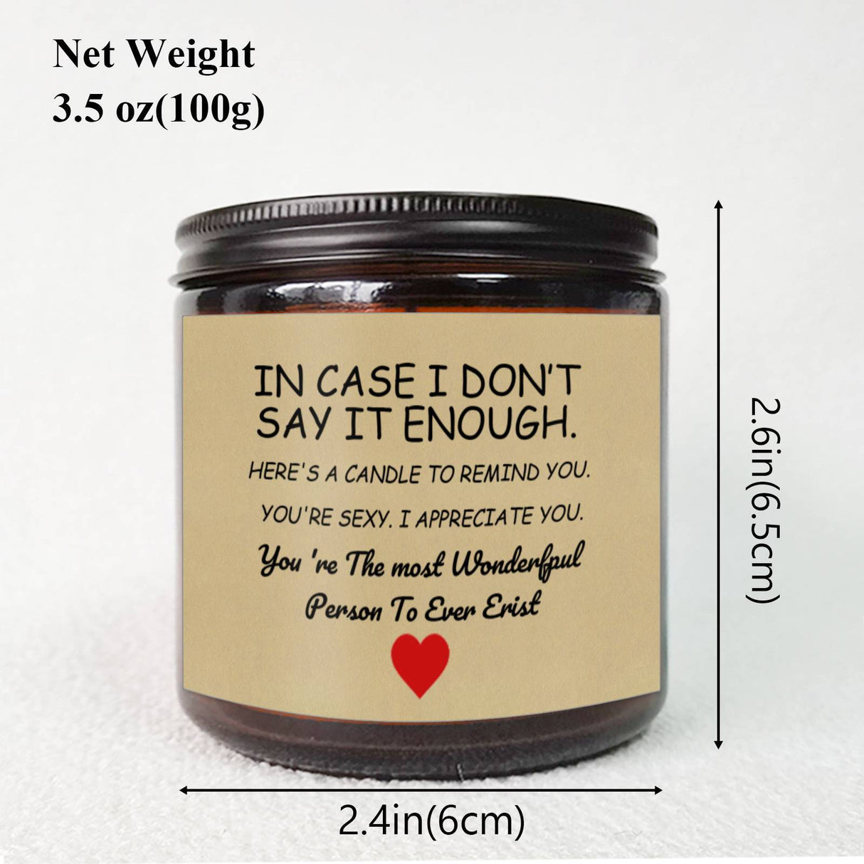 Appreciation Scented Candle - Perfect Gift for Nurses, Teachers, Mentors & More - Ideal for Birthdays, Retirement, Farewell & Christmas