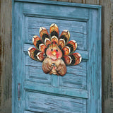 Be Thankful Turkey Sitter Door Decor by Jamie Mills-Price - Thanksgiving Halloween Decor - 8457702H