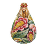 Flower Maiden Bell Sculpted Hand-Painted Christmas Ornament by G. DeBrekht - Love Family Kids Decor - 623151