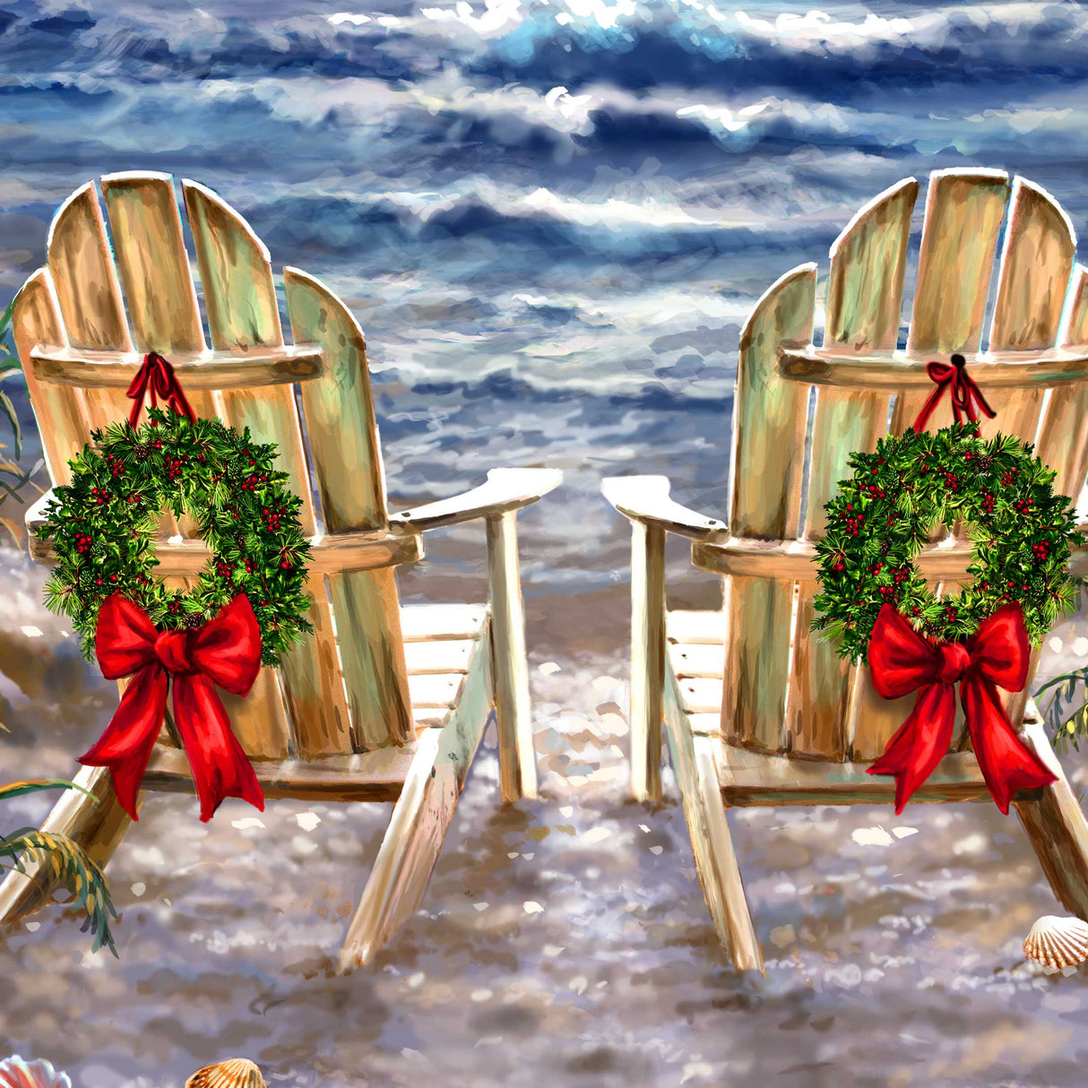 Moonlight Christmas Wall Art by D. Gelsinger - Christmas Decor - 95683B-DG