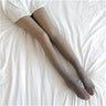 1 paire de leggings d'hiver épais pour femmes ; chaussettes chaudes et fines avec pieds ;