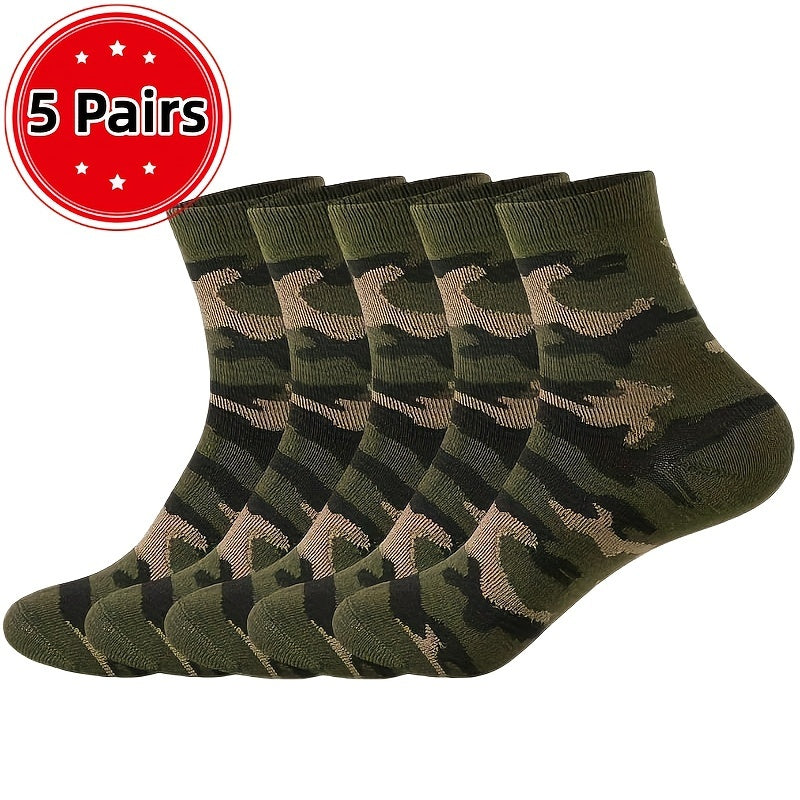 Lot de 5/30 paires de chaussettes tendance pour homme, respirantes, confortables et décontractées, idéales pour le sport en extérieur et en toutes saisons.