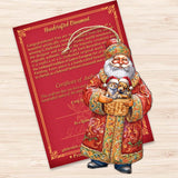 Yuletide Pets with Santa Wooden Ornaments by G. Debrekht - Christmas Santa Snowman Decor - 8691406