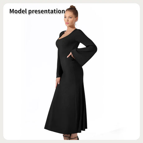 Women's Fashion Simple Solid Color Dress - Lootquake