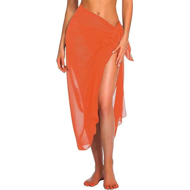 Beachside Bliss Sarong Wraps - Lightweight, Versatile Cover-Up for Effortless Beach Style