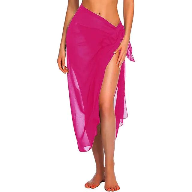 Beachside Bliss Sarong Wraps - Lightweight, Versatile Cover-Up for Effortless Beach Style