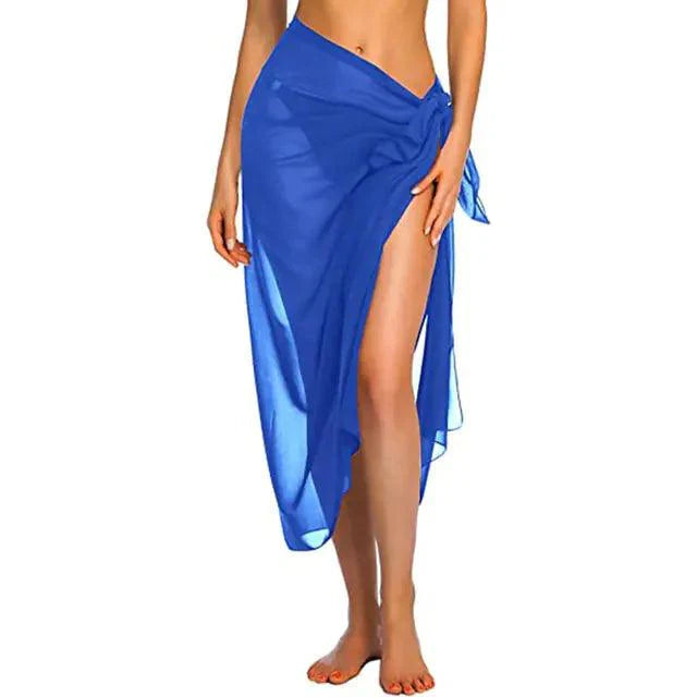 Beachside Bliss Sarong Wraps - Lightweight, Versatile Cover-Up for Effortless Beach Style