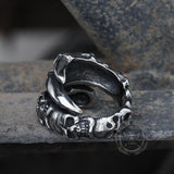 Beast Claw Stainless Steel Skull Ring