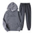 Men's And Women's Fleece-lined Sweater Suit Autumn And Winter Heart Figure Hoodie - Lootquake
