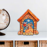 Village Nativity Door Decor by G. DeBrekht - Nativity Holiday Decor - 8152630H
