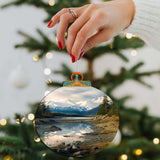 Adornos de madera "La majestuosidad de la naturaleza salvaje de Alaska" de G.Debrekht - Decoración navideña de vida silvestre - 870074