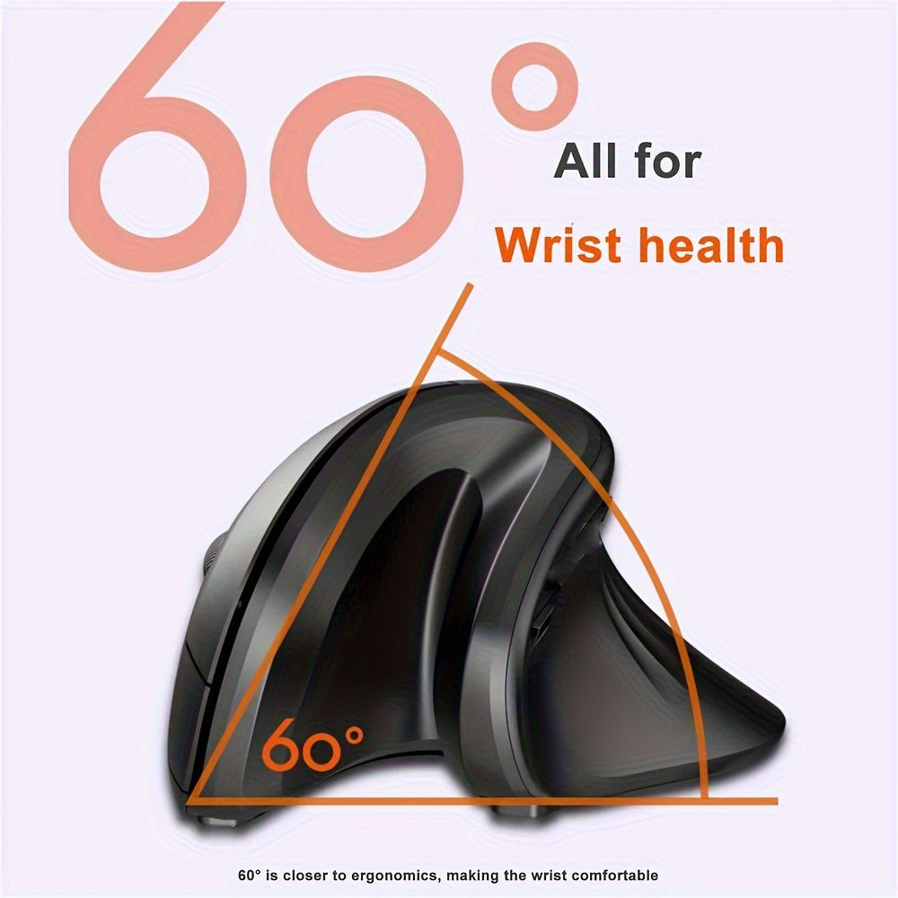 Ergonomic 2.4G Wireless Mouse, Right-Handed Optical Gaming Mouse, Battery Powered, Plastic, Crystal Embellishment, Compatible with Windows XP, Non-Wireless, for PC, Laptop, Home Office