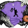 Bigfoot Holding A Flag Short Sleeve T-shirt