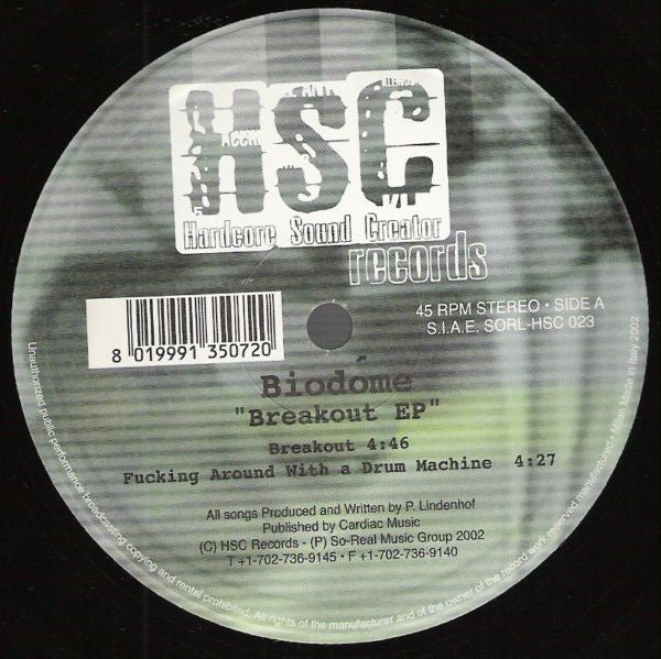 Breakout EP | Very Good Plus (VG+) Very Good Plus (VG+)