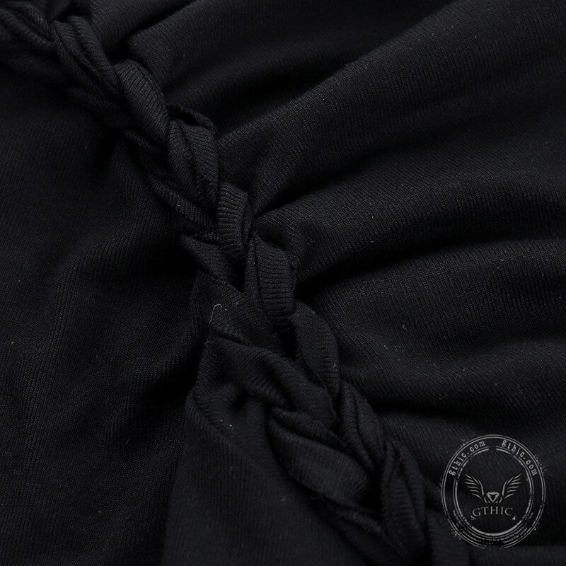 Black Diamond Star Side Cutout T-Shirt
