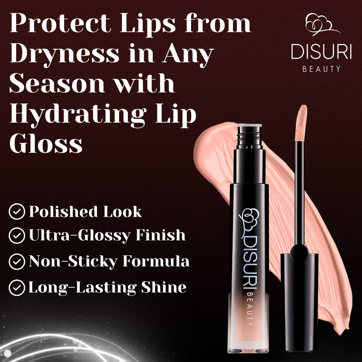 Brillo de labios DISURI Beauty Glossy Blast - Lola