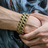 Bronze Color Stainless Steel Bracelet