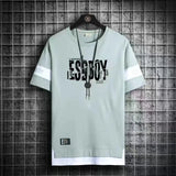 Camisetas de manga corta de verano de moda coreana para hombre 2024