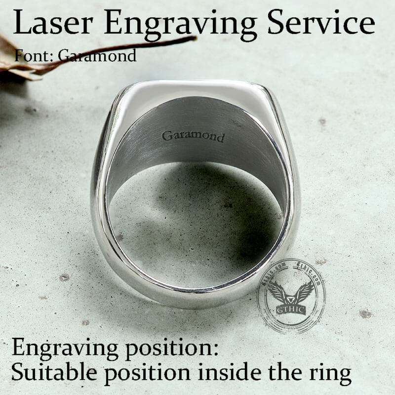 Anillo de sello de acero inoxidable con forma de toro