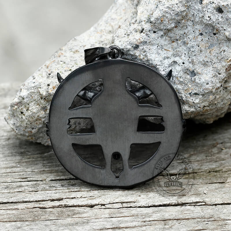 Colgante de acero inoxidable con forma de toro de lidia