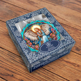 Adorno de cristal con forma de corona de ángel de la sanación de G. Debrekht - Decoración navideña - 759-064