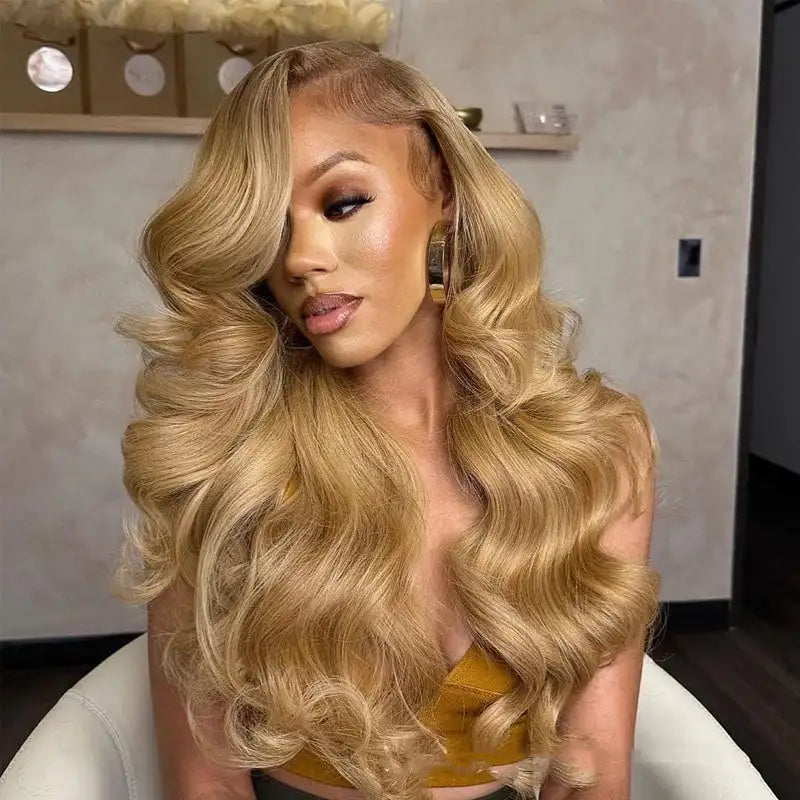 Human Hair Wig Front Lace All Real Hair 13 X4 Headgear - Lootquake