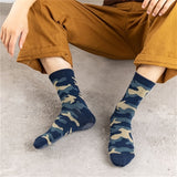 Lot de 3 paires de chaussettes de sport camouflage pour homme - Résistantes, extensibles et côtelées pour toutes les saisons