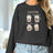 Women's Fashionable Solid Color Printed Long Sleeved Sweatshirt - Lootquake