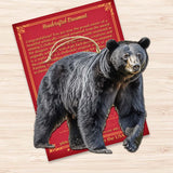 Adornos de madera de oso negro de Alaska de G.Debrekht - Decoración navideña con temática de vida silvestre - 8710105-1