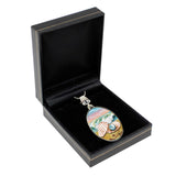 Sea Shell Pearl Silver-Plated Mother of Pearl Jewelry Pendant Necklace - 44054
