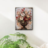 Lavalle Flower Bouquet Wooden Wall Art by Nature Wonders - Love Family Kids Decor - 95307B