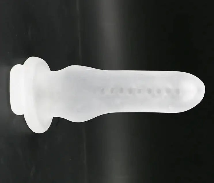 Tapón anal hueco de silicona blanda - Juguete para adultos
