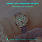 Women's Luminous Quartz Watch With Simple Waterproof Belt - Lootquake