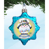 Adornos navideños de cristal de mercurio con forma de muñeco de nieve de Jamie Mills-Price - Decoración navideña - 770140S3-MP