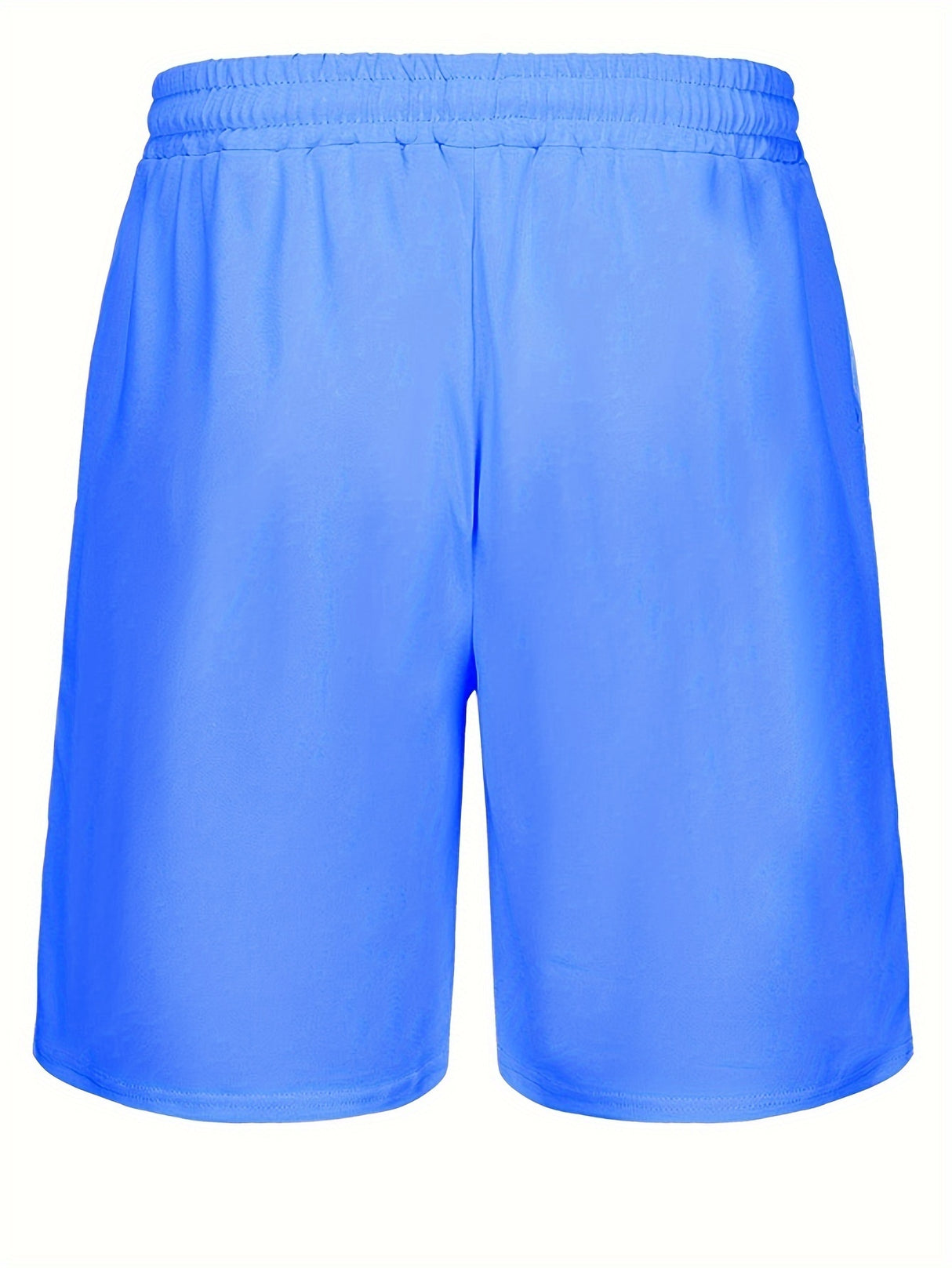 Men's Outfit, Solid Casual Crew Neck Short Sleeve T-Shirt & Drawstring Shorts 2-piece Set For Summer Outdoor Activities - Lootquake