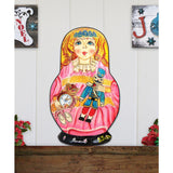 Clara Nutcracker Nesting Doll Door Decor by G. DeBrekht - Christmas Decor - 8115152H