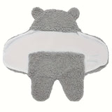 1 gigoteuse en velours, jolie couverture en forme d'ours, cadeau de Noël, d'Halloween et de Thanksgiving