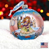 Nutcracker Fairytale Ball Glass Ornament Limited Edition by G. DeBrekht - Christmas Decor - 73854