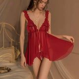 Lingerie Sexy Mesh Perspective Seductive Pajamas - Lootquake